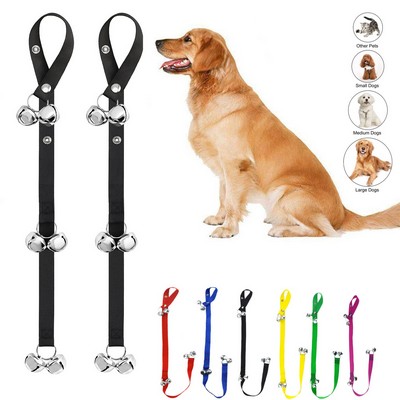 Adjustable Dog Doorbells 2 Dog Training Clickers Door Bell