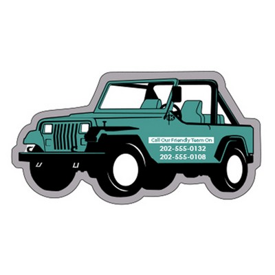 Magnet - Jeep Shape (4.25x2.25) - 30 Mil