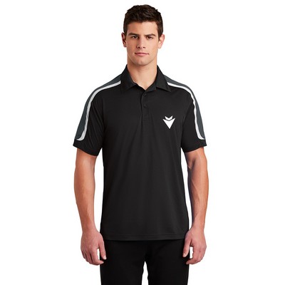 Sport-Tek® Tricolor Shoulder Micropique Sport-Wick® Polo