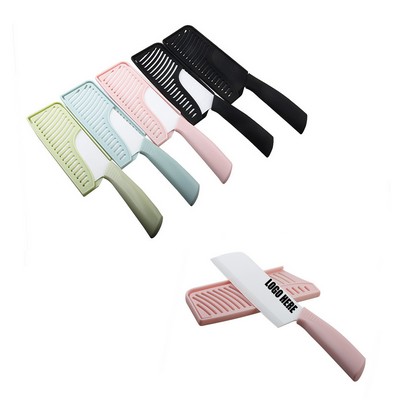 Kitchen Slicing Knife With Sheath