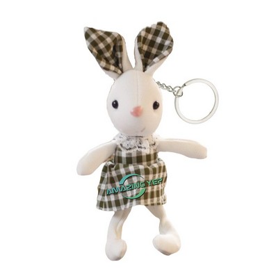 7" Keychain Squishmallow Plush Key Tag - Rabbit