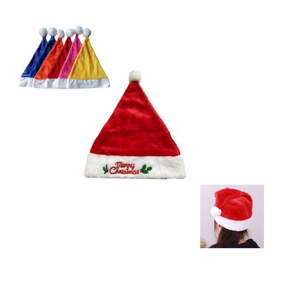 Plush Christmas Santa Hat