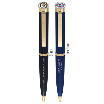 Executive Color Pen - Garland® USA Made Executive Pen | Gold Accents