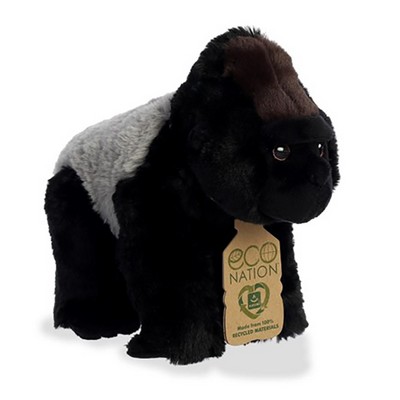 9.5" Eco Silverback Gorilla Stuffed Animal