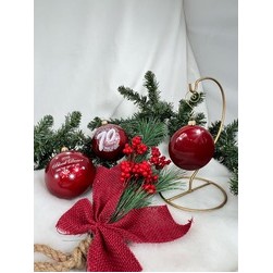 3" Flat Glass Ornaments