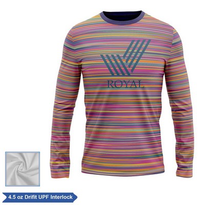 Sublimation UPF DriFit Long Sleeve T-Shirt - Men Women Kids