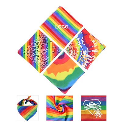 Rainbow Square Bandana