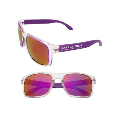 Mirror Lens Sunglasses (1 Color Imprint)