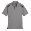 Dickie's® Men's Team Performance Short Sleeve Polo Shirt - Smoke Gray/Black