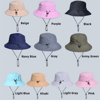 Foldable/Collapsible Water Repellent Bucket/Safari Hat