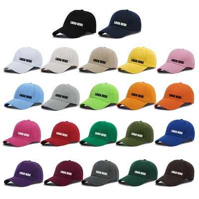 Solid Twill Baseball Cap