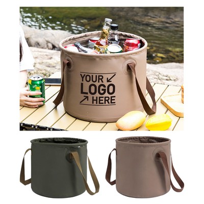 Collapsible Outdoor Bucket with 20-Liter Capacity and Convenient Handle