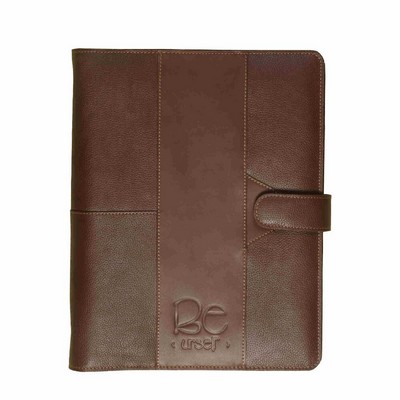 Junior Leather Padfolio with 3-Ring Binder