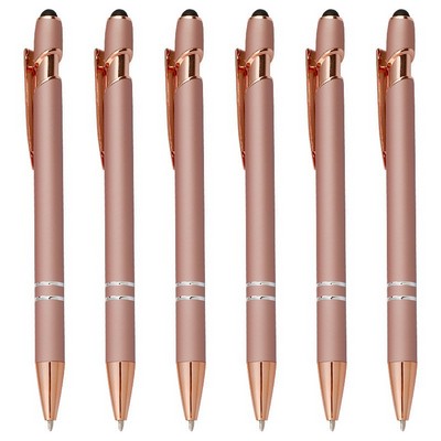 Ellipse Softy Rose Gold Metallic Pen- Laser Engraved