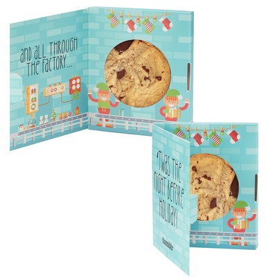 Holiday Storybook Box with Gourmet Cookie - Chocolate Chip