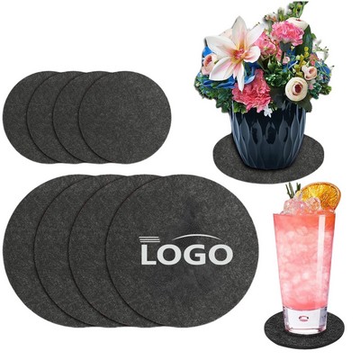 High Quality Round Felt Drink Coasters