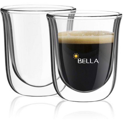 2 Oz Double Walled Espresso Glasses