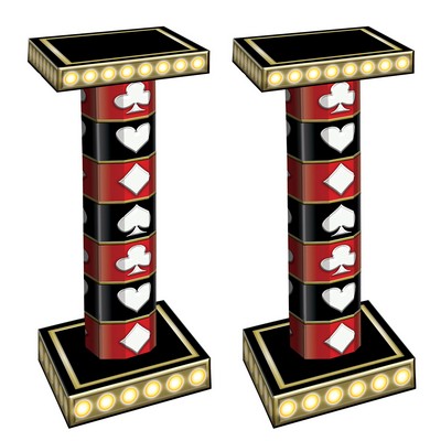 Casino 3-D Short Column Props