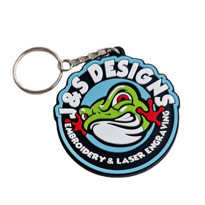 2.25" Customer PVC Keychain