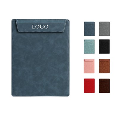 A4 PU Leather Menu Clipboard with Magnetic Clip