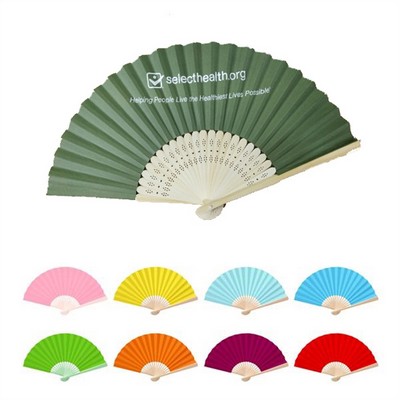 Bamboo Paper Folding Fan