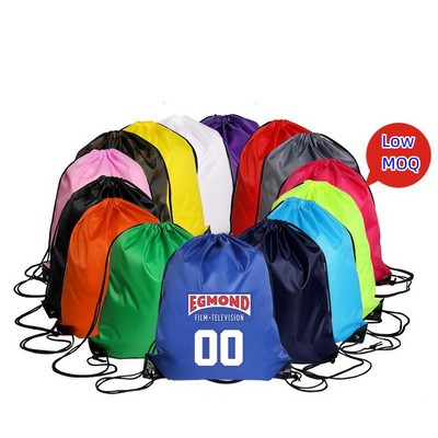 Drawstring Backpack String Bags For Gym, Yoga, Shopping