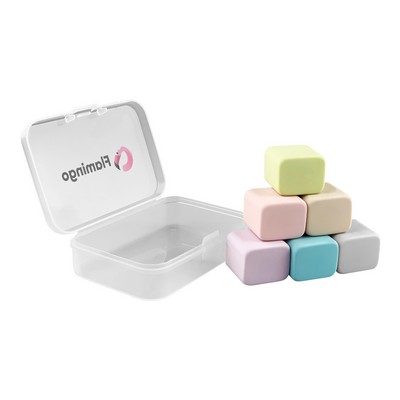 Happy Cube Rubber Eraser Set