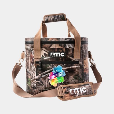 12-Can RTIC® Soft Pack Insulated Kanati Camo Cooler Bag 11" x 11"