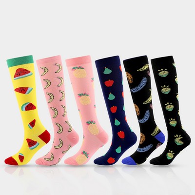 Custom Knitted Knee High Socks Unisex Socks With Full Customization