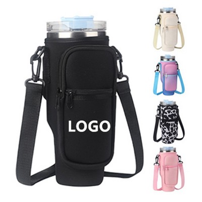 Water Bottle Carrier Bag 40oz Bottle Pouch Holder