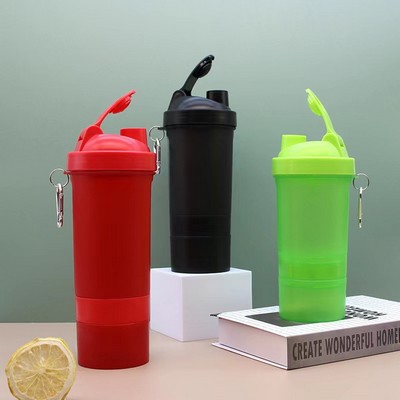 Plastic Large Capacity 20oz Shaker with Buckle