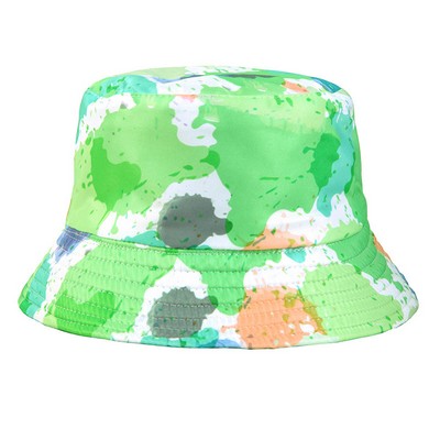 #52 Colorful Graffiti Print Pattern Bucket Hat For Men And Women