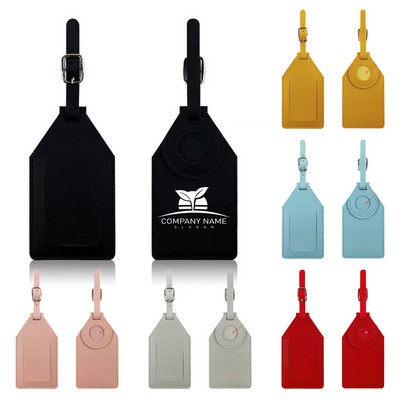 PU Luggage Tag Tracker Card Holder