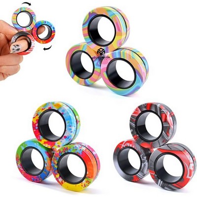 Magnetic Rings Fidget Toy Anxiety Relief