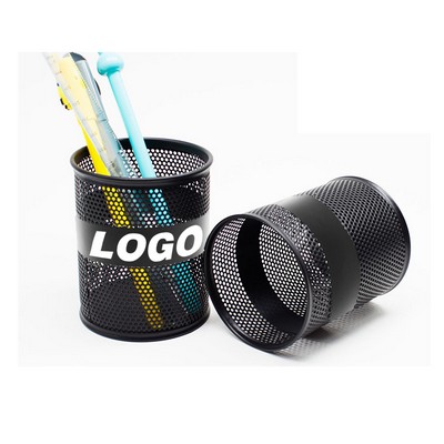 Premium Metal Mesh Pen Holder