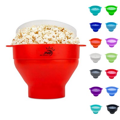 Microwaveable Silicone Popcorn Popper Bowl