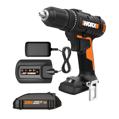 Worx 20V 1/2" Cordless Drill/Driver w/Battery & Charger