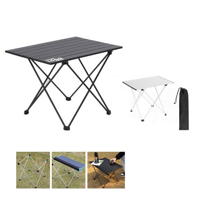 Ultralight Aluminum Folding Table With Carry Bag