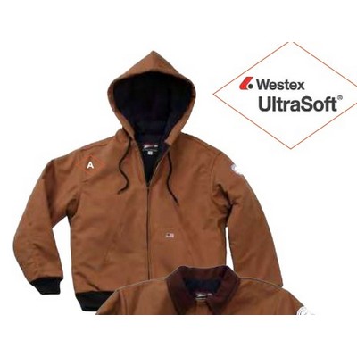 Union Line™ FR Ultrasoft Duck Hooded Jackets w/Quilted Liner