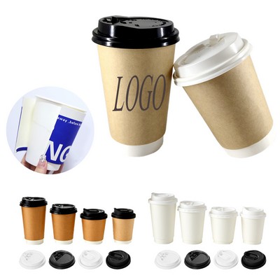 12 oz. Disposable Double Decker Coffee Cup