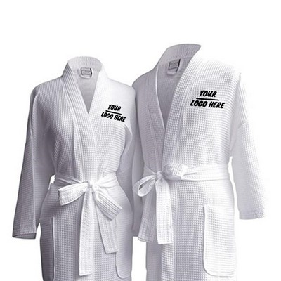 Waffle Weave Spa Bathrobe