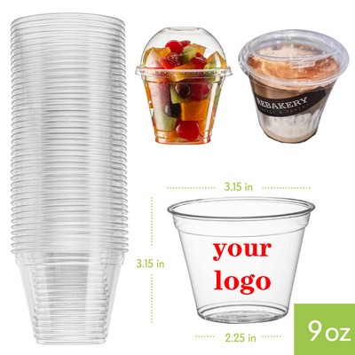 Clear Plastic Cups with Strawless Sip-Lids