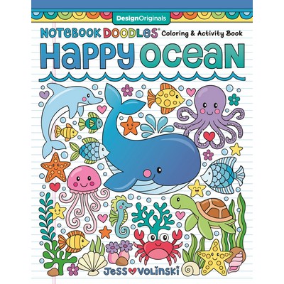 Notebook Doodles Happy Ocean (Coloring & Activity Book)