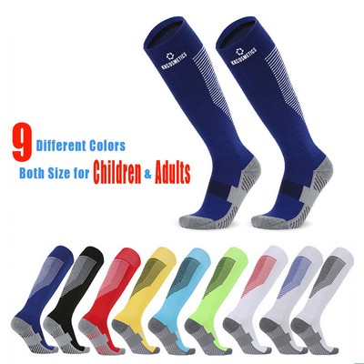 Long Anti-Slip Bottom Football Socks