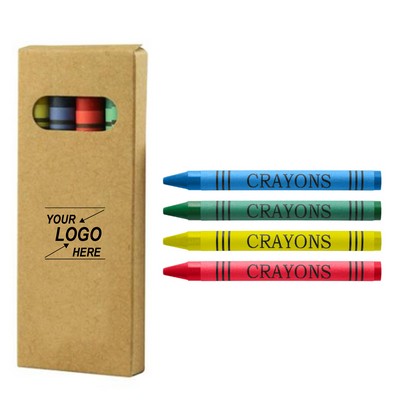 4-Pack Crayon Set for Kids