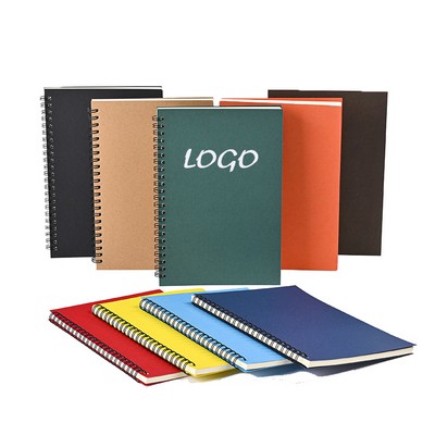 A5 Eco Kraft Cover Spiral Notebook