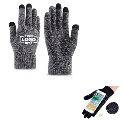 Non-Slip Warm Winter Knit Gloves