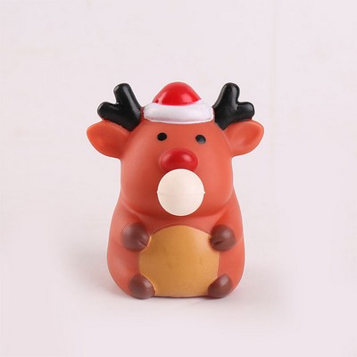 PR Christmas Reindeer Bubble-Blowing Stress Ball