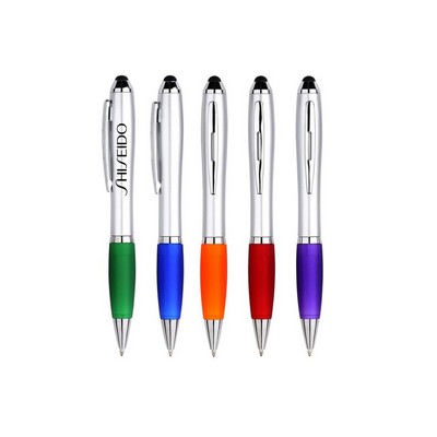 Nash Ballpoint Stylus Pen With Colored Grip