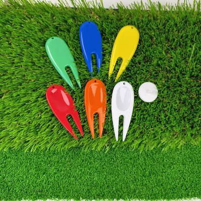 Multi-Color ABS Golf Divot Tool